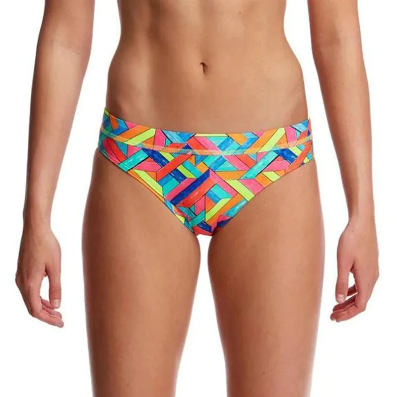 Funkita Women's Sports Brief - Panel Pop-1